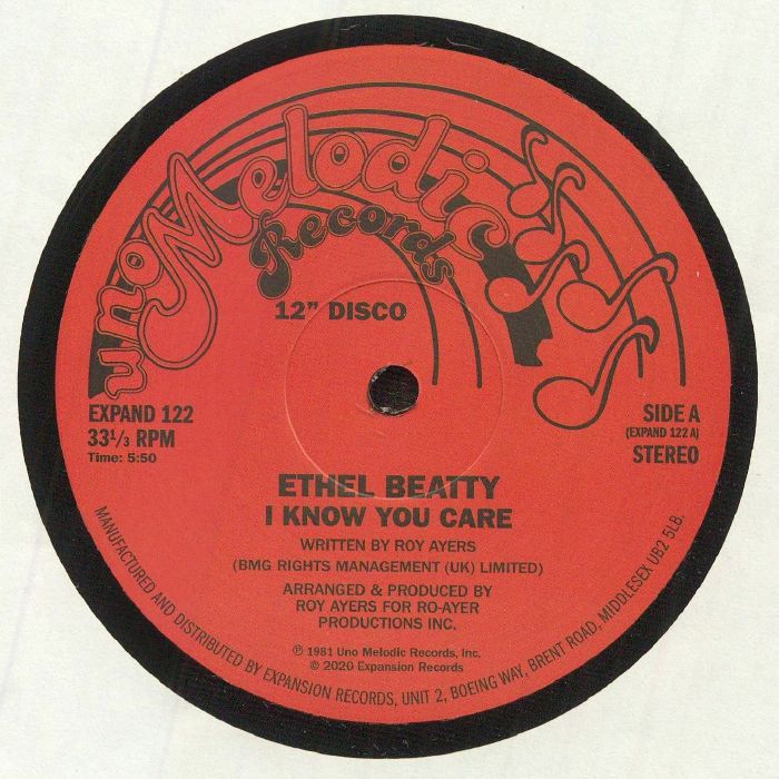 Ethel Beatty - I Know You Care - Album Art
