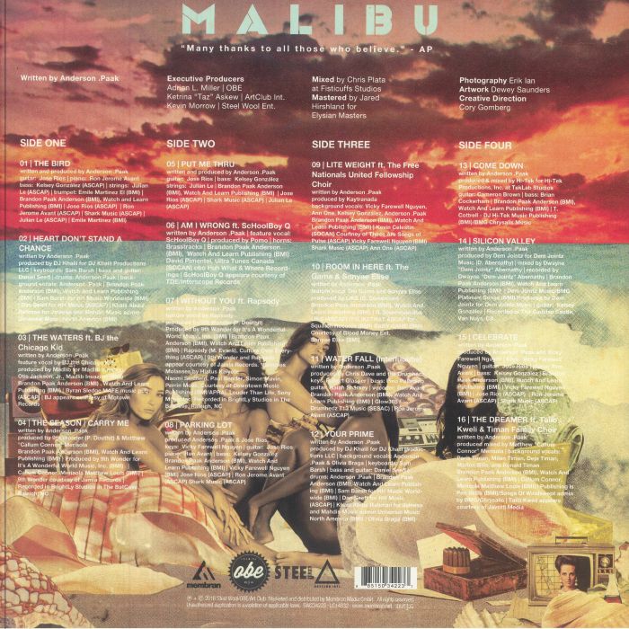 Anderson Paak - Malibu (reissue) - Additional Image