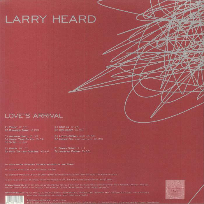 Larry Heard - Love's Arrival (reissue) - Additional Image