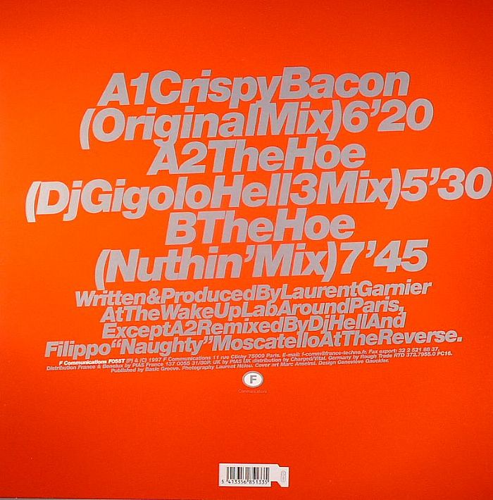 Laurent Garnier - Crispy Bacon - Additional Image