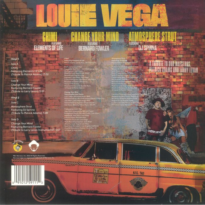 Louie Vega - Chimi / Change Your Mind / Atmosphere Strut - Additional Image