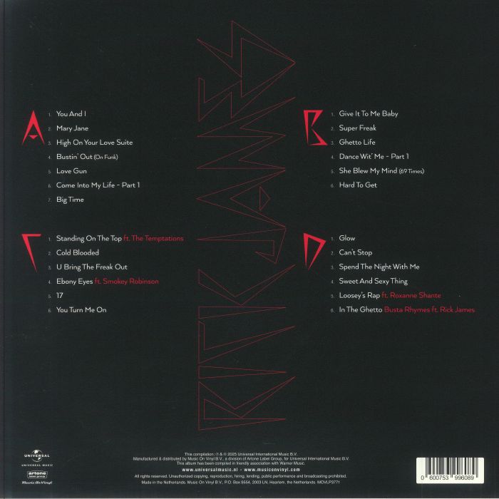 Rick JAMES - Collected - Additional Image