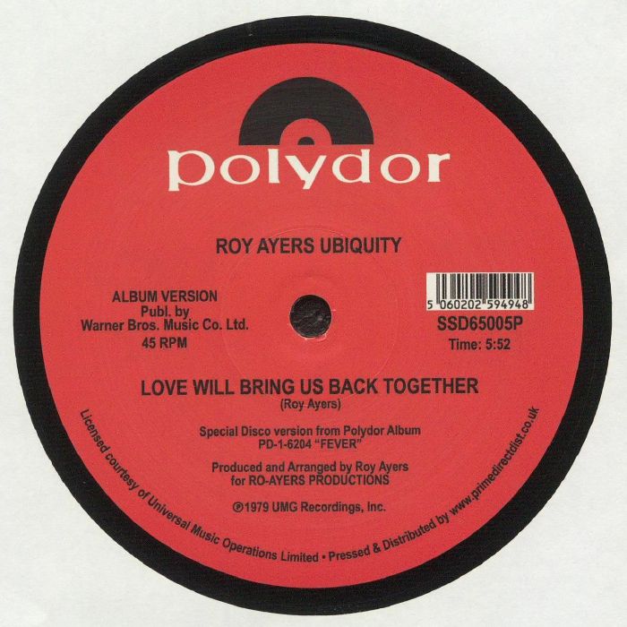 ROY AYERS UBIQUITY - Running Away - Additional Image