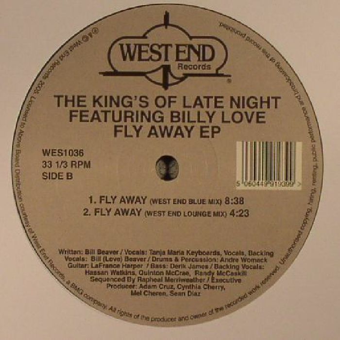 The KINGS OF THE LATE NIGHT feat BILLY LOVE - Fly Away EP (remastered) - Additional Image